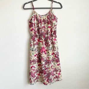 Banana Republic silk floral dress, size s